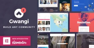 Gwangi PRO Membership, Social Network – BuddyPress Community Theme