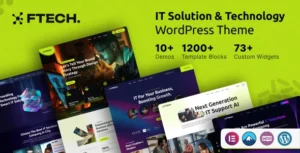 Ftech IT Solution & Technology WordPress Theme