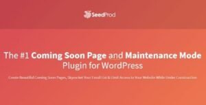 SeedProd Coming Soon Pro, Maintenance Mode