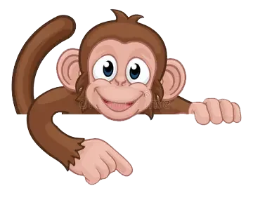 chimp pointing image