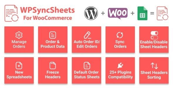 WooSheets WPSyncSheet - WooCommerce Google Spreadsheet Addon