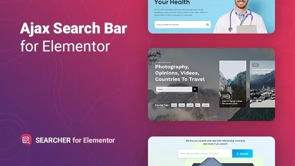 Searcher 1.0.3 – Ajax Search for Elementor