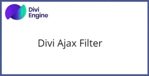 Divi Ajax Filter plugin