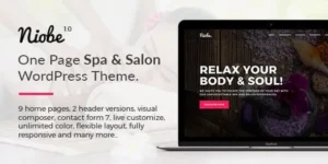 Niobe – Spa & Salon WordPress Theme