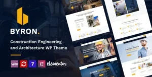 Byron – Construction and Engineering WordPress Theme