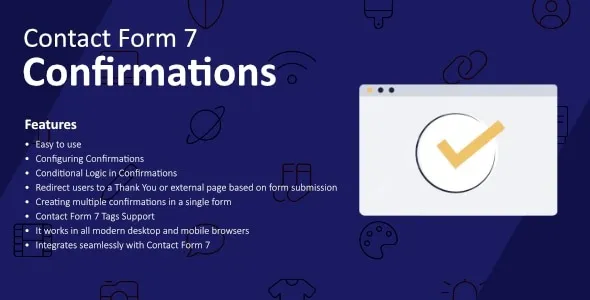 Configuring Confirmations for Contact Form