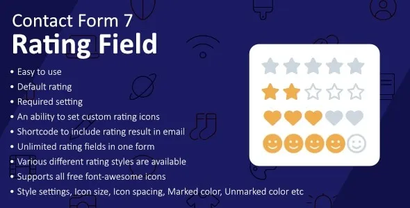 Rating Field for Contact Form