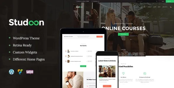 Studeon – An Education Center & Training Courses WordPress Themec