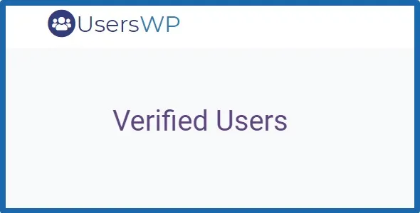 UsersWP Verified Users