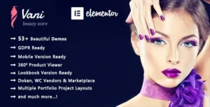 Vani – Cosmetic Beauty WooCommerce WordPress Theme