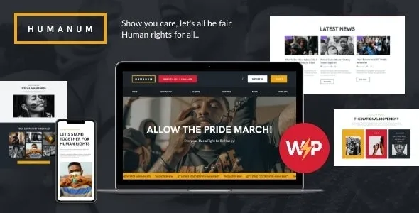 Humanum Human Rights WordPress Theme