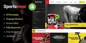 Sportwear | Multi Store Responsive Shopify Theme