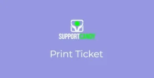 SupportCandy Print Tickets