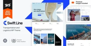 SwiftLine - Transportation Logistics WordPress Theme