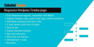 Unlimited Timeline Responsive - Wordpress Plugin