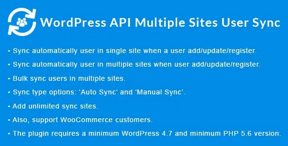 WordPress API Multiple Sites User Sync