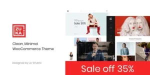 Zuka - Clean, Minimal WooCommerce Theme