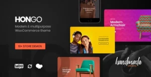 Hongo- Modern & Multipurpose WooCommerce WordPress Theme