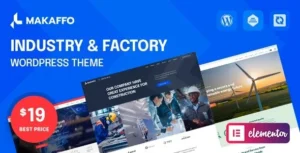 Makaffo  - Industry & Factory WordPress Theme