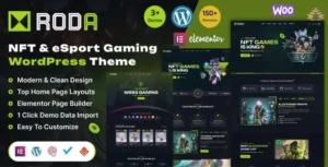 Roda - Gaming Store & eCommerce WordPress Theme