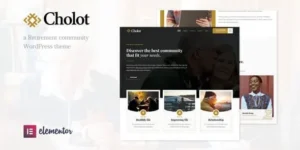 Cholot  - Retirement Community WordPress Theme