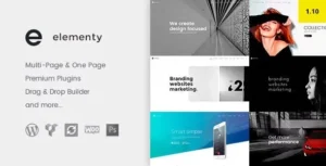 Elementy  - Multipurpose One & Multi Page WordPress Theme
