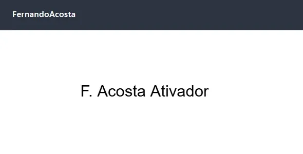 Fernando Acosta Activator