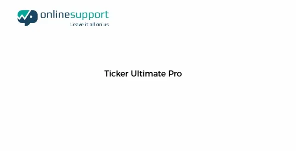 WP OnlineSupport Ticker Ultimate Pro