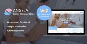 Angela - Family Planning & Pregnancy Clinic WordPress Theme