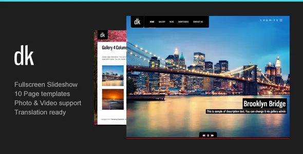DK Photography WordPress