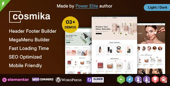 Cosmika - SkinCare WooCommerce WordPress Theme
