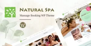 Natural Spa - Massage Booking Wordpress Theme