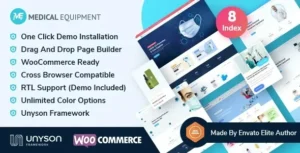 Medical Equipment - eCommerce WordPress Theme
