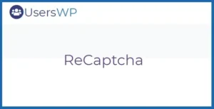 UsersWP ReCaptcha