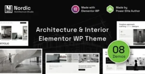 Nordic - Architecture & Interior Design WordPress Theme