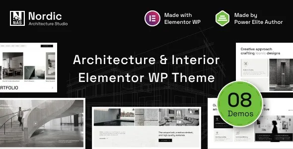 Nordic - Architecture & Interior Design WordPress Theme