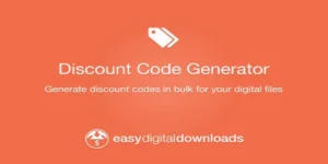 Easy Digital Downloads Discount Code Generator