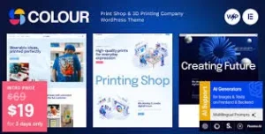 Color – Print Shop & 3D Printing Company WordPress Theme