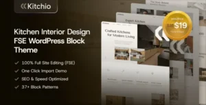 Kitchio - Kitchen Cabinets & Furniture FSE WordPress Block Theme