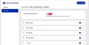 Admin Bar Editor