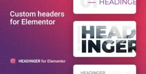 Headinger - Customizable headings for Elementor