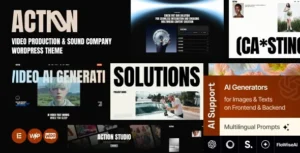 Action – Video Production & Sound Company WordPress Theme