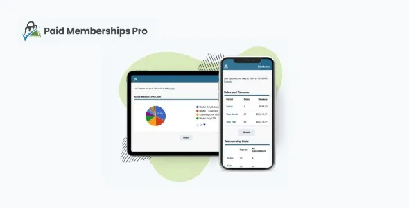 Paid Memberships Pro Mobile Reports Dashboard