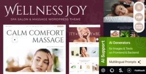 Wellness Joy – Spa Salon & Massage WordPress Theme