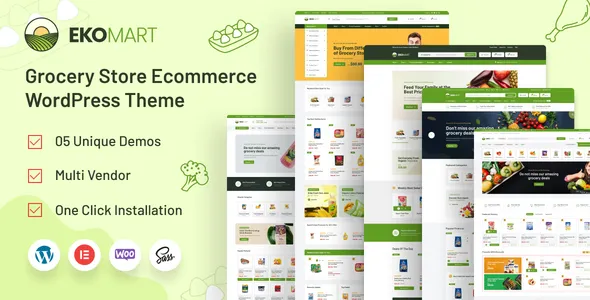 Ekomart – Grocery Shop WooCommerce WordPress Theme